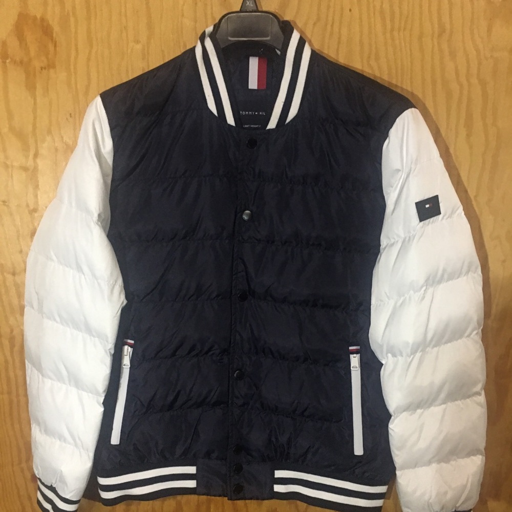 Tommy Hilfiger Mens Varsity Bomber Jacket